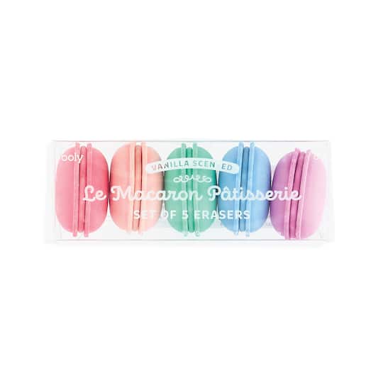 OOLY Le Macaron Patisserie Scented Eraser, 5ct.